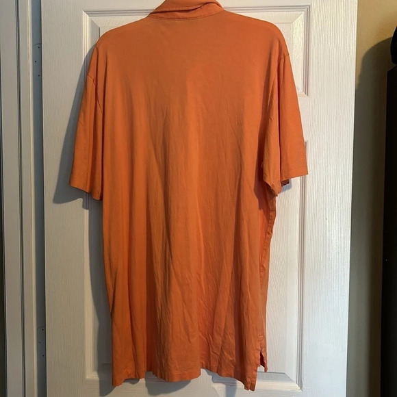Polo Golf Ralph Lauren men’s orange pima cotton polo shirt size large - Picture 6 of 9